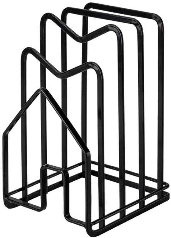 Organizzatore di tagliere multifunzionale - Sostegno per cucina - Materiale in acciaio - 610g di peso - Molteplici tasche di stoccaggio