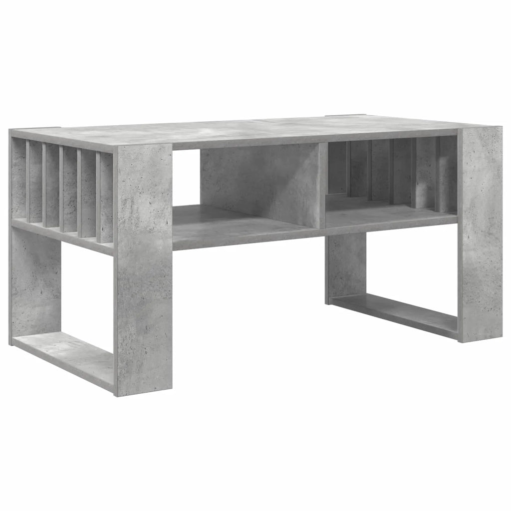 Tavolino da salotto Grigio cemento 92 x 49,5 x 45 cm 8000111