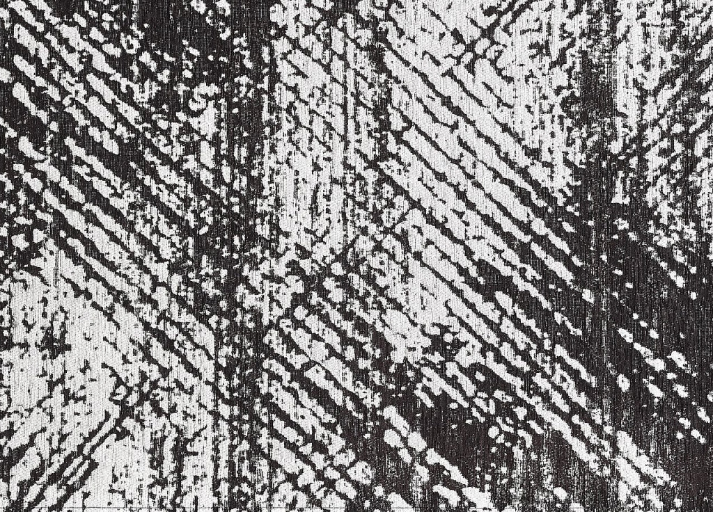 Tappeto Arredo Salotto Antiscivolo Scendiletto Camera Dis. Essenza By Suardi - 115x175 - Nero