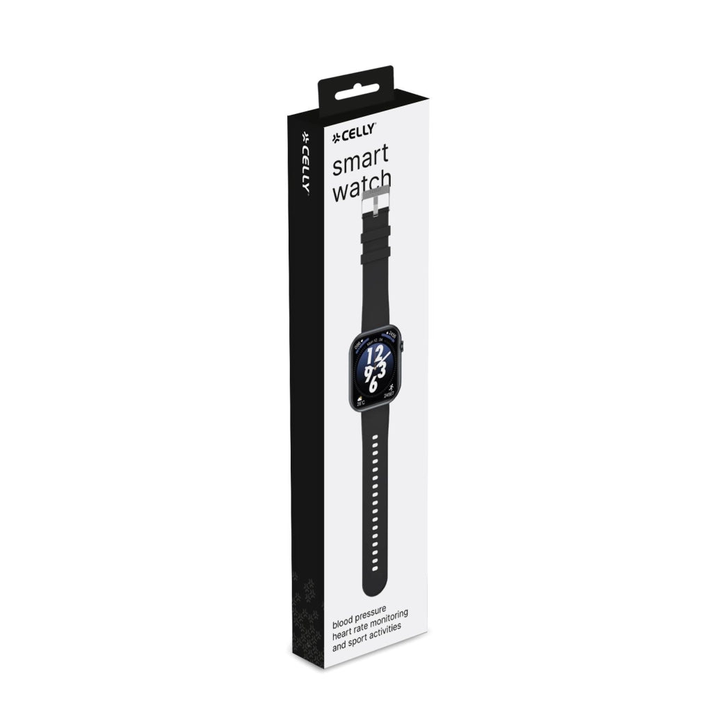 Celly trainermatebk smartwatch e orologio sportivo 4,6 cm (1.81") digitale 240 x 240 pixel touch screen nero