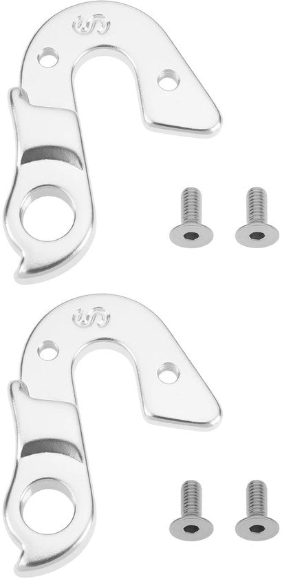 Hanger per Derailleur posteriore - Compatibile con - Incluso 2 pezzi - Adatto per Corratec/EVO/NS/Raven - Alta qualità - Derailleur bicicletta