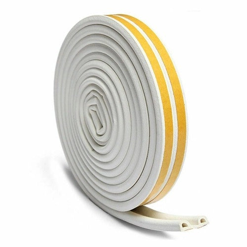 GUARNIZIONE ADESIVA PARAFREDDO 6 MT PARASPIFFERI PORTE FINESTRE GOMMA 0.9 CM P