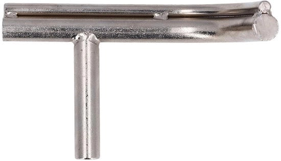 Supporto per attrezzi curvo - banco a forma di curva - in legno - resistente alle abrasioni - in acciaio inossidabile - design curvo unico - diametro dell'asse 16 mm