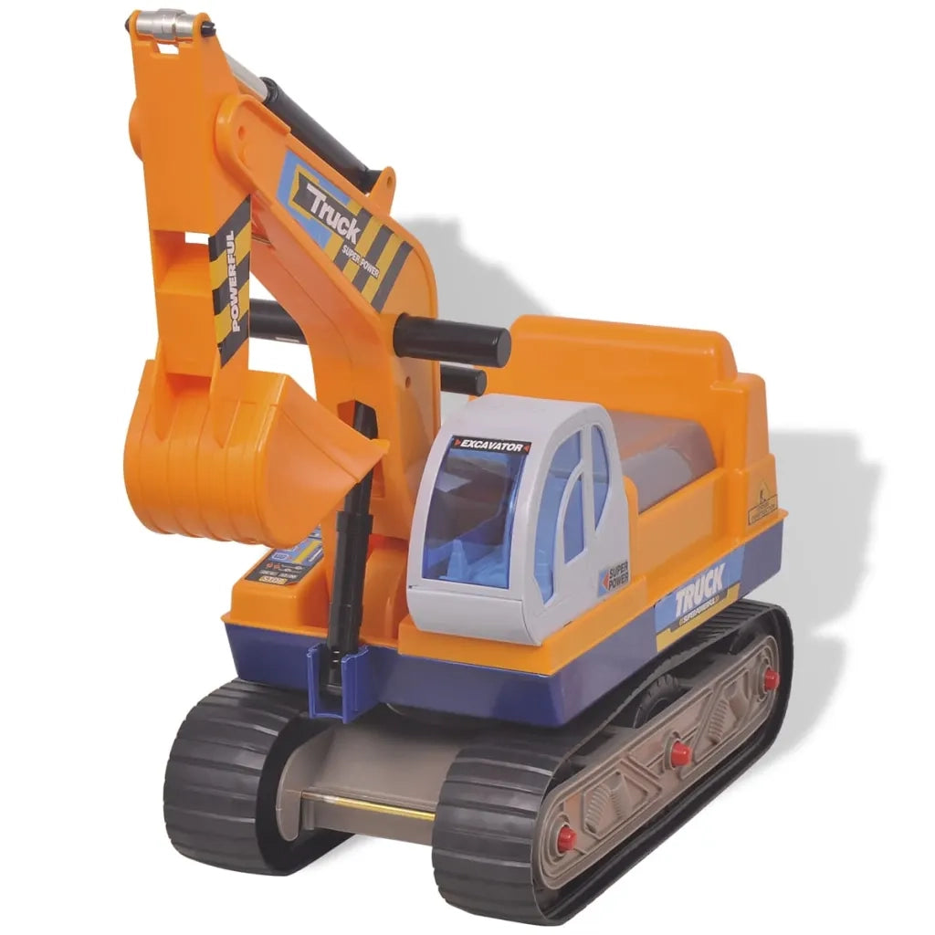 Escavatore Cavalcabile in Plastica Giallo CFW8891444