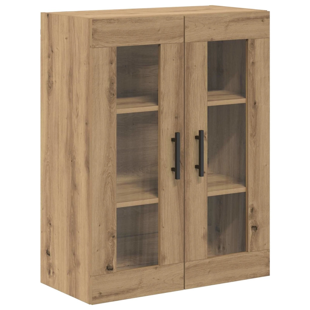 Credenza 2 pcs Rovere artigianale Legno multistrato 3415908