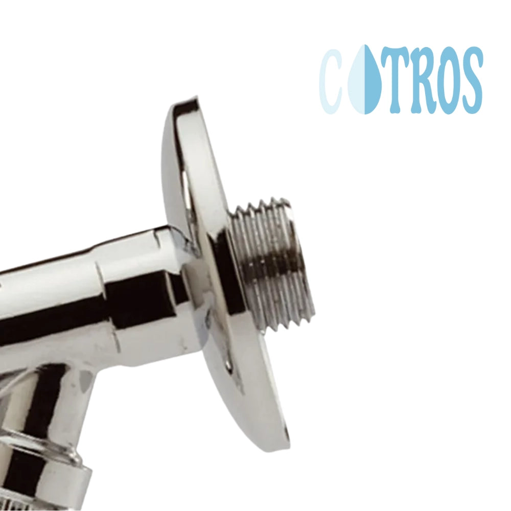Rubinetto sottolavabo 1/2x3/8x10 mm filtro smontabile in ottone cromato *** (quantita) pezzi 2, confezione 1