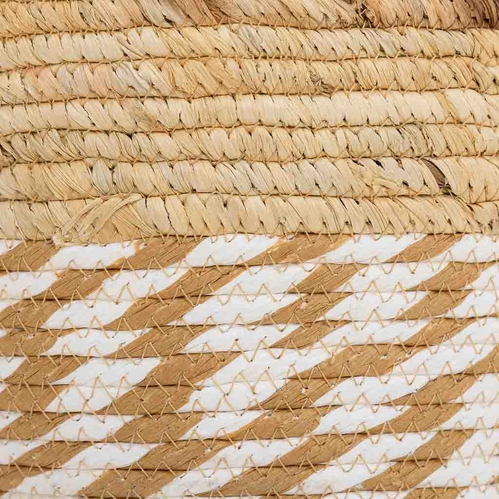 Cesto in fibra naturale marrone D30x21