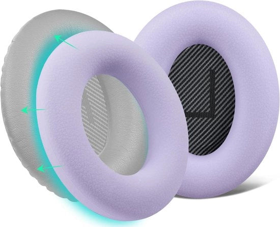 Orecchini per cuffie Bose QuietComfort QC15 QC25 QC2 QC35 QC45/Ae2 Ae2i Ae2w/SoundTrue & SoundLink AE - morbidi siliconici, impermeabili e facile da pulire