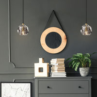 Lampada Da Soffitto Cristallo Black APP586-1CP