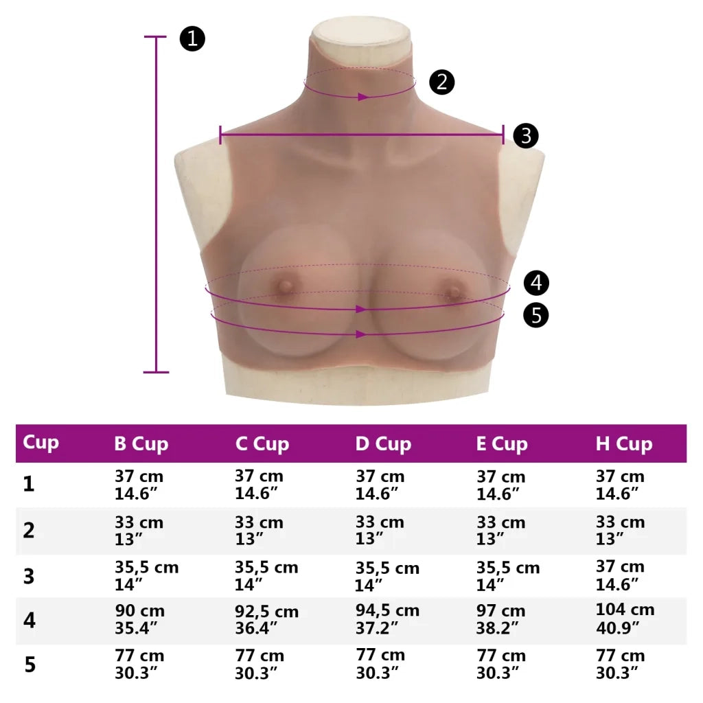 Corpetto in Silicone Abbronzato Coppa C CFW7687788