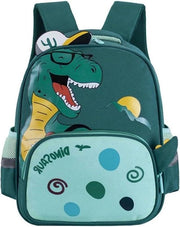 Borsa a tracolla per bambini leggera con dinosauro cartoon, adatta a bambini dai 3 ai 8 anni, con nome del marchio.