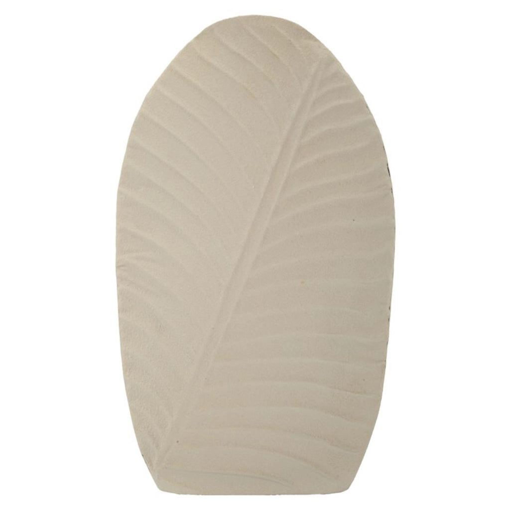Vaso Decorativo VKH809, Beige, Metallo, 26x11x41 cm