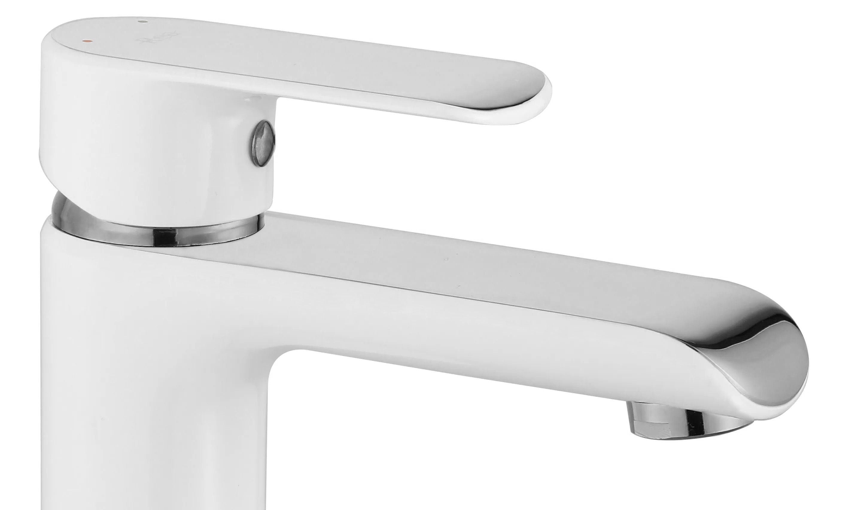 Rubinetto Da Lavabo Rea Bloom White Chrom High