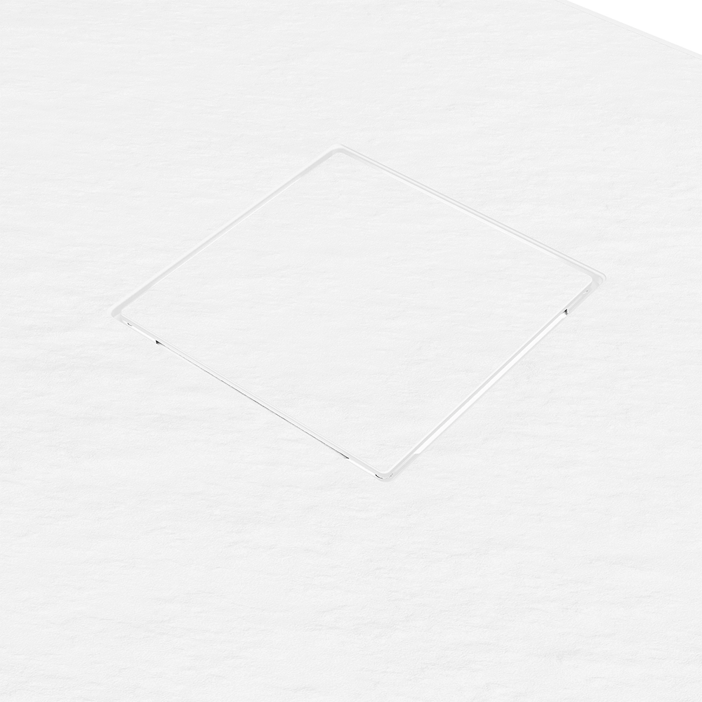 Piatto doccia 80x80 cm colore bianco effetto pietra | Samos