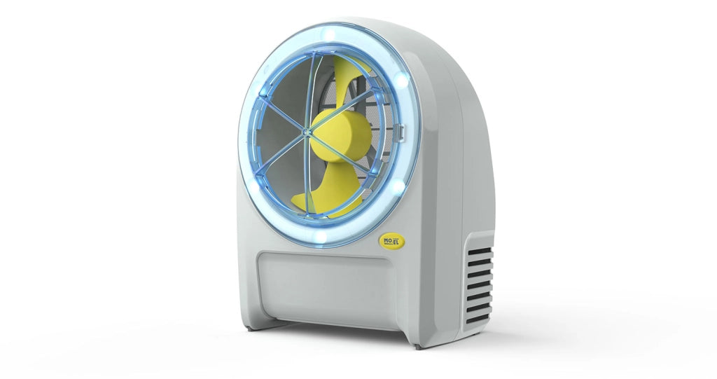 Trappola Insectivoro con Led Elettroinsetticida ad Aspirazione 6W Doppia Velocità