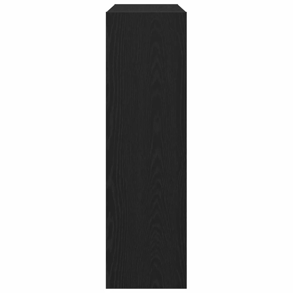 Armadio per Libri Rovere Nero 100 x 30 x 103 cm 862726