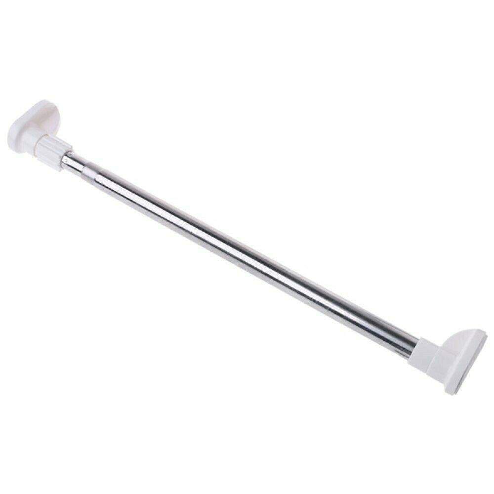 Trade Shop - Bastone Asta Tenda Doccia Barra Telescopica Da 90 A 160 Cm In Acciaio 59797 -