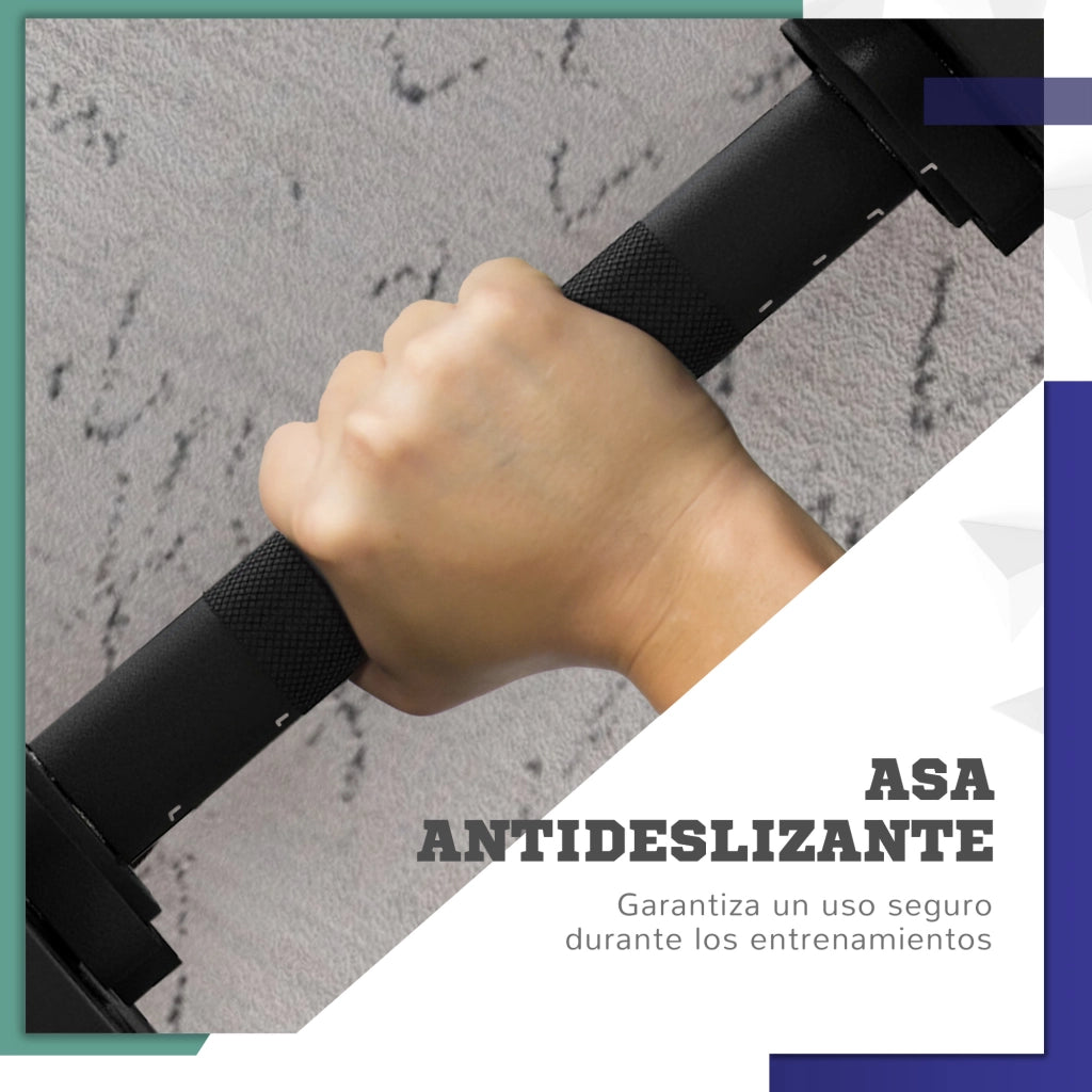 Set di manubri regolabili 25 kg ¨C zephmum ¨C nero
