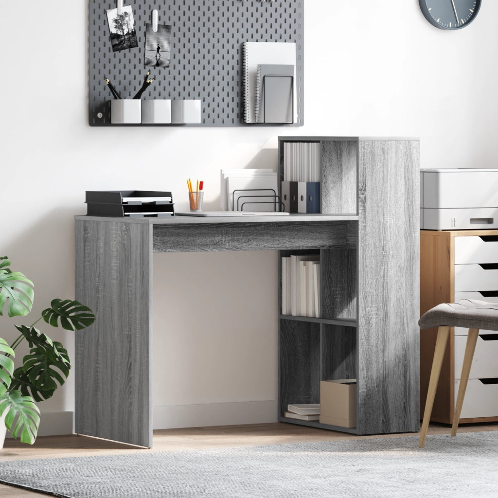 Scrivania Grey Sonoma Legno ingegnerizzato, laminato Medio