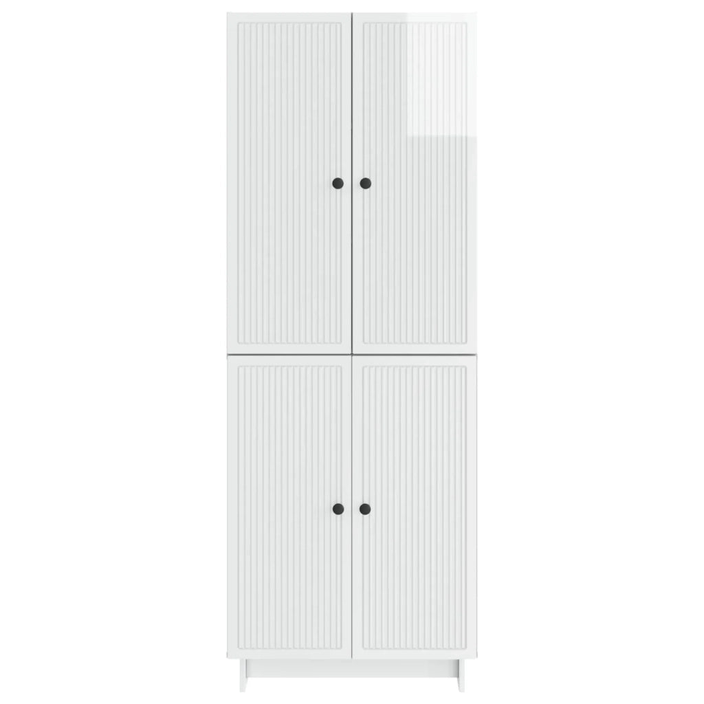 Set di armadi 2 pcs Bianco Lucido 66 x 34,5 x 90 cm 3416362