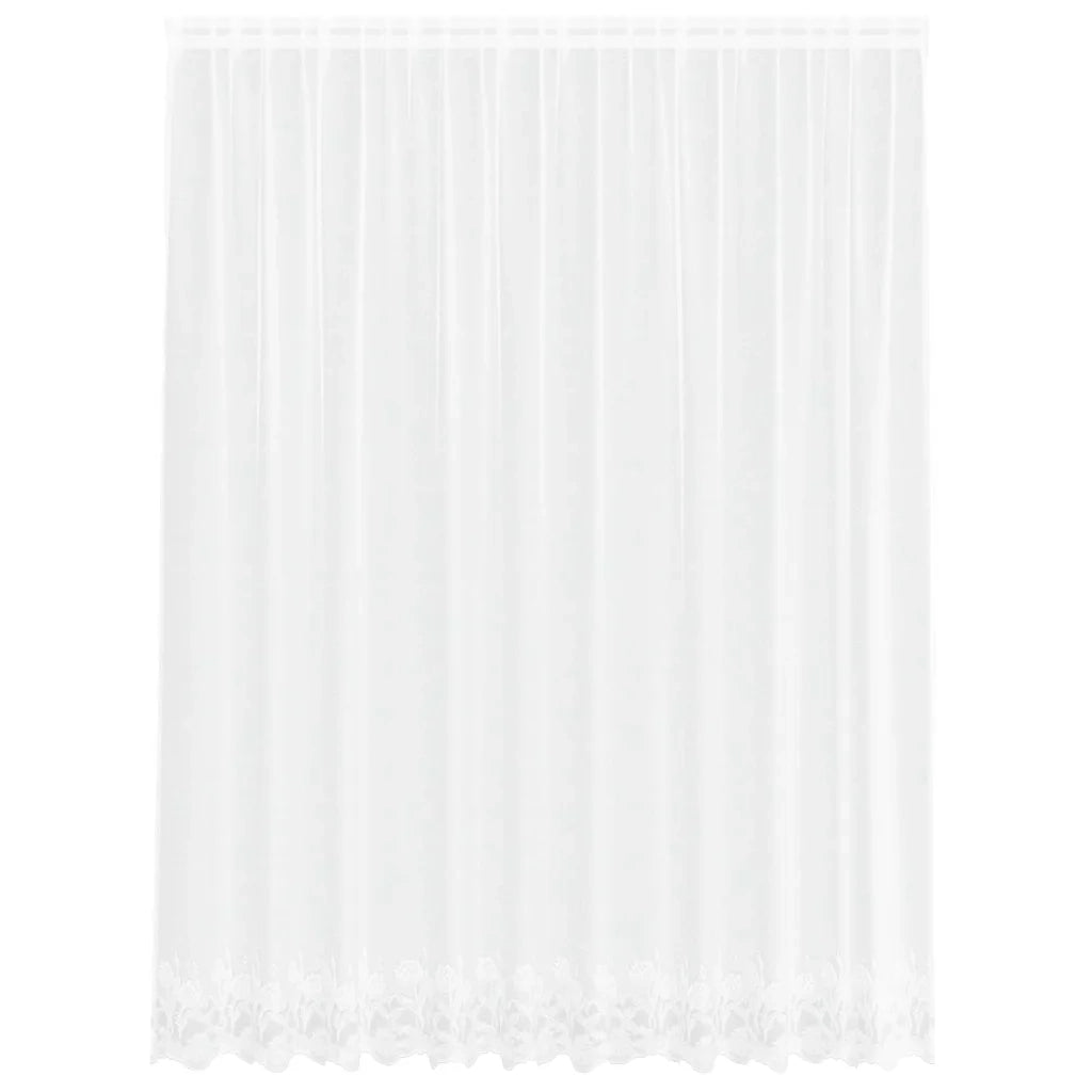 vidaXL Tende con tende Bianco 300 x 200 cm Poliestere