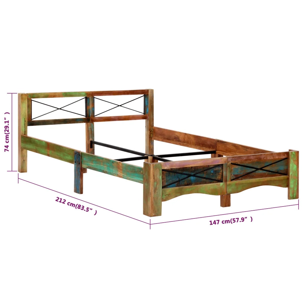 Giroletto in Legno Massello di Recupero 140x200 cm  cod mxl 62110