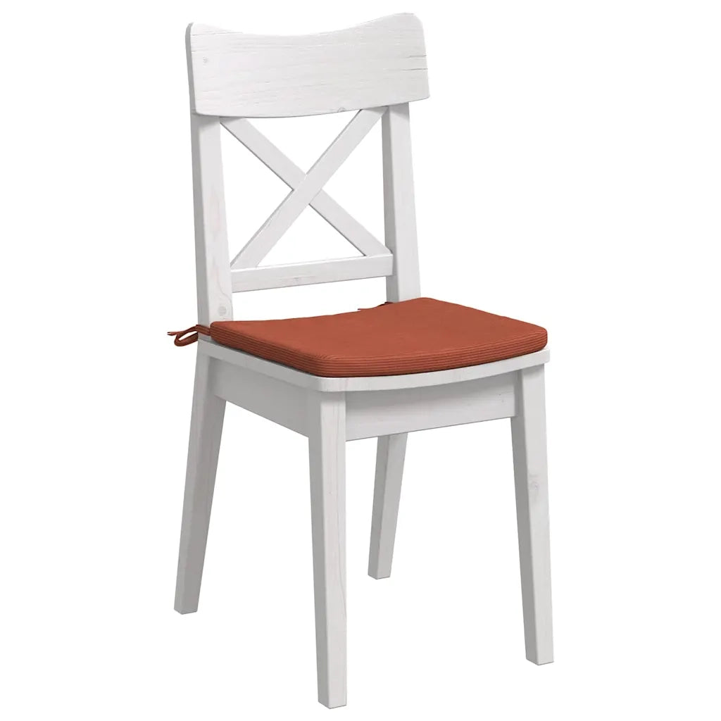 Cuscini per Seduta 4 pcs Rosso Arancio 40 x 40 x 3 cm 42015231