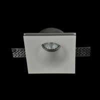 Faretto da incasso Downlight in Gesso Gyps Modern Bianco