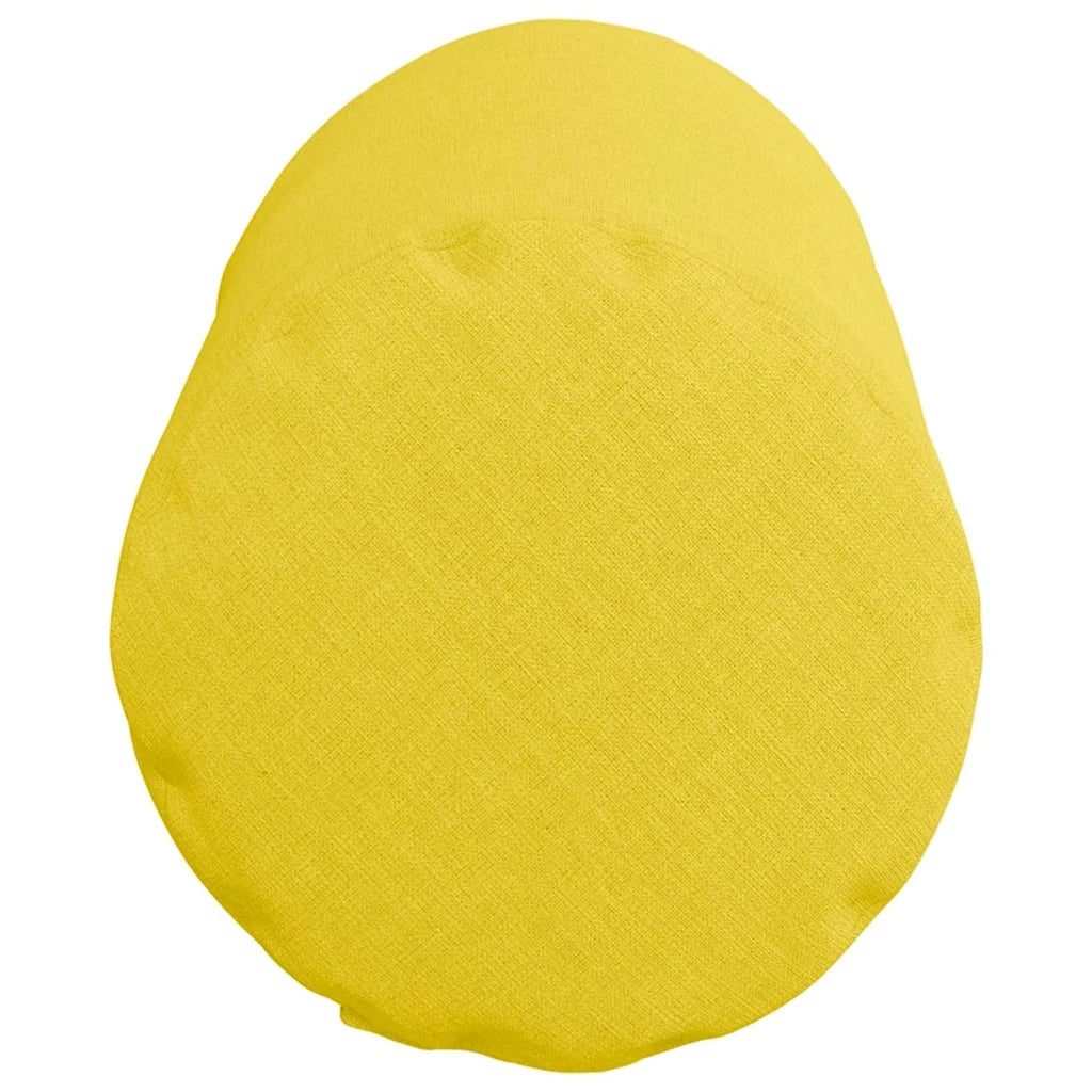 Cuscini a rullo 2 pz | Cuscini per sedie Giallo Chiaro ? 15 x 40 cm Tessuto