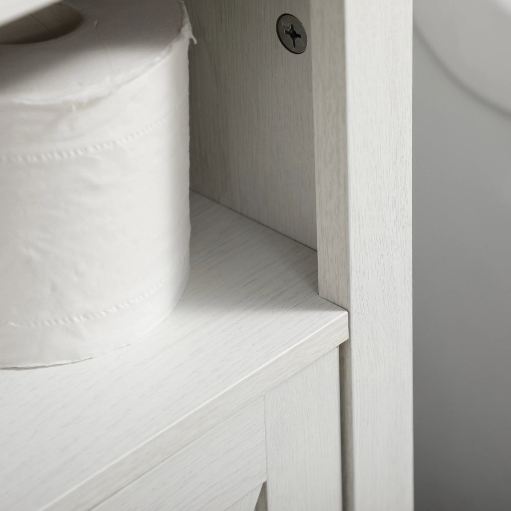 Mobile Sottolavabo Bagno ¨C Zephmum ¨C Legno 2 Ante 60x30x60 cm Bianco