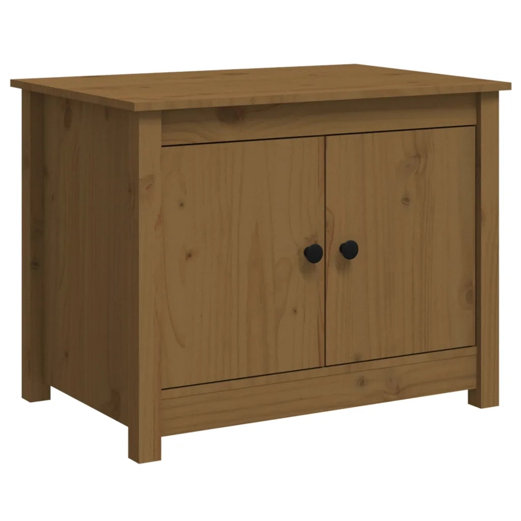 Tavolino da Salotto-Tavolino da soggiorno-Tavolo ambra 71x49x55 cm in Legno Massello di Pino 963096