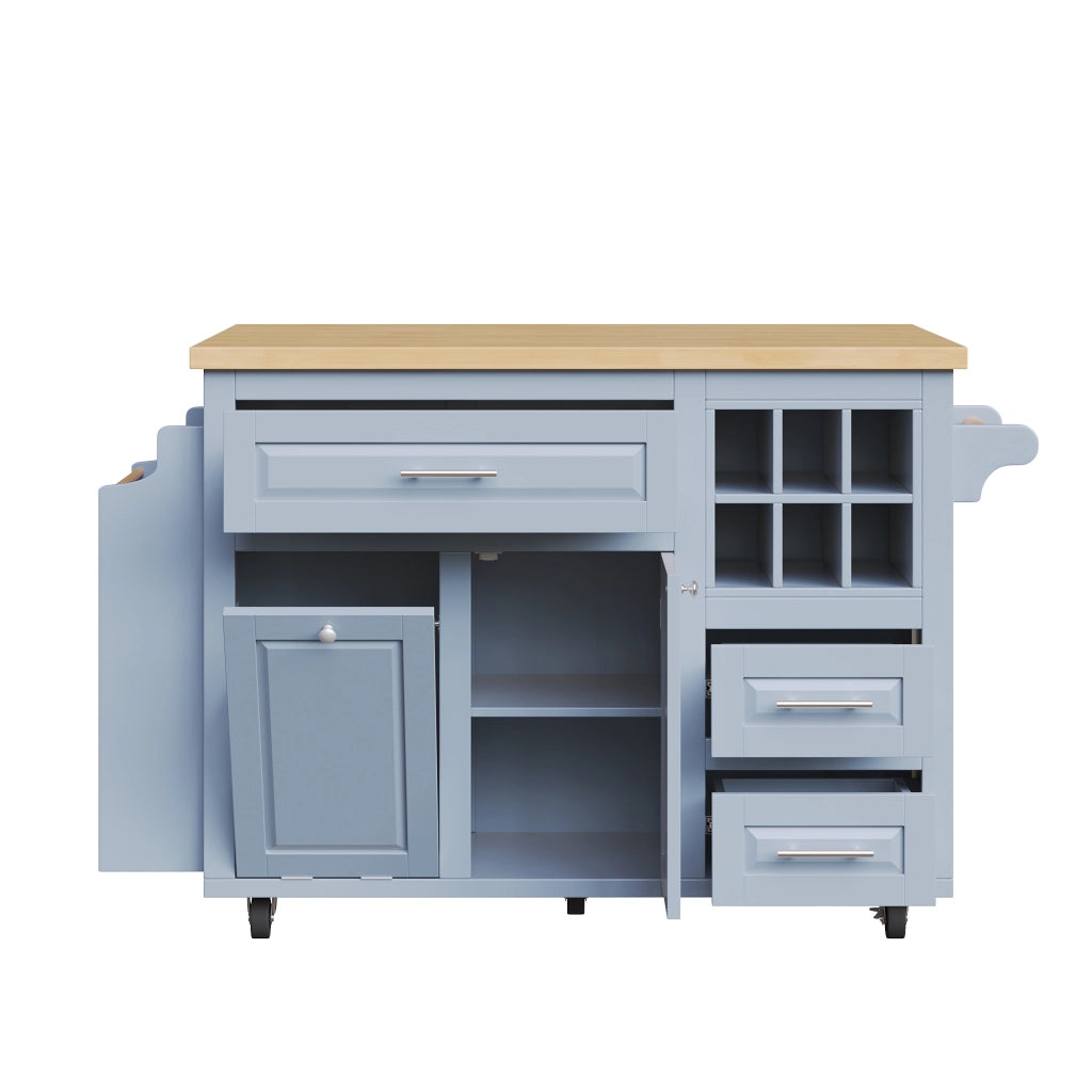 Carrello da Cucina Multiuso con Cassetti e Portabottiglie ¨C MINIMAL ¨C Nero/Bianco