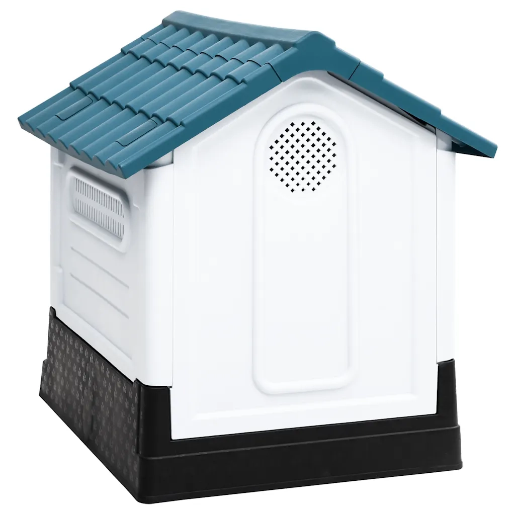 Casetta per Cani Blu 57x68x66 cm in Polipropilene 152227