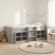 Struttura Letto Loft con Mobile 3 pz Sonoma grigio 3423411