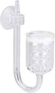 Diffusore a CO2 - Vetrino trasparente diffusore a CO2 - Diffusore per acquario - Supporto antiscivolo - Peso 43g - Resistentente allo shock