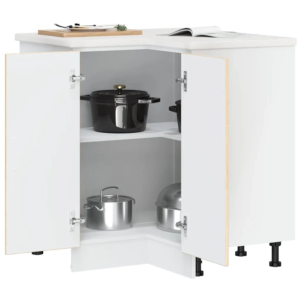 Base Angolare da Cucina Kalmar Rovere Sonoma Legno Multistrato 853510