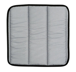 Cuscino trapuntato impermeabile AIO FACTORY 50x50 cm, cuscino da giardino grigio scuro