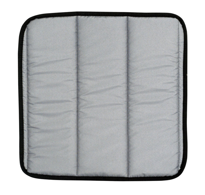 Cuscino trapuntato impermeabile AIO FACTORY 50x50 cm, cuscino da giardino grigio scuro