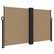 Tenda da Sole | Tenda parasole Laterale Retrattile Tortora 140x1000 cm