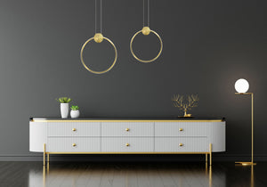 Lampada Da Soffitto Led App1393-cp Gold 30cm