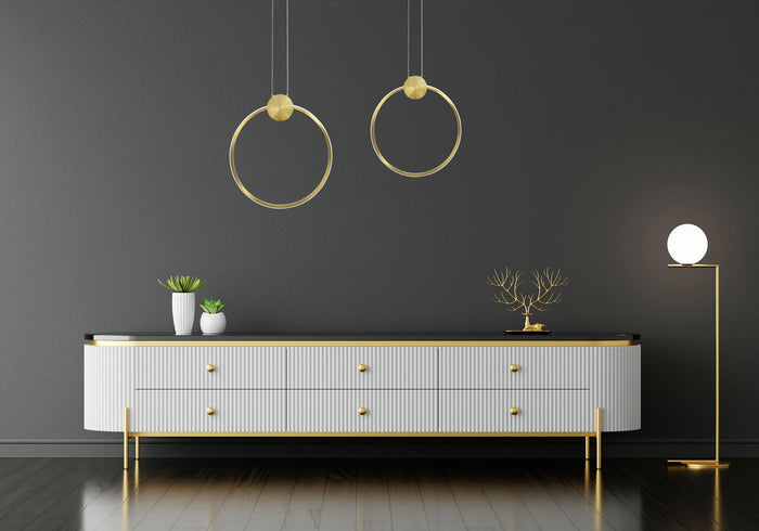 Lampada Da Soffitto Led App1393-cp Gold 30cm