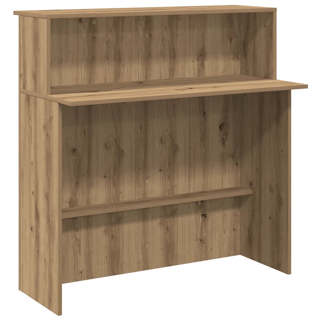 Banco Reception Rovere Artigianale 100x50x103,5cm in Truciolato 859032