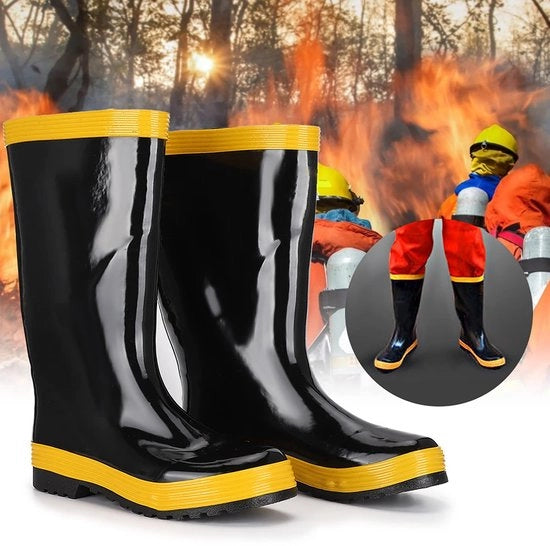 Scarpette di sicurezza a prova di fuoco - Antiscivolo - Antifiamma - Resistenza a temperatura alta - Resistenza a fori 1100N
