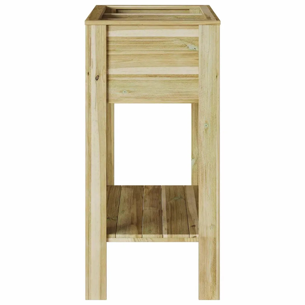Fioriere | Cassetta per fiori | Vaso Alto Marrone 85,5 x 46,5 x 96 cm Legno di pino impregnato