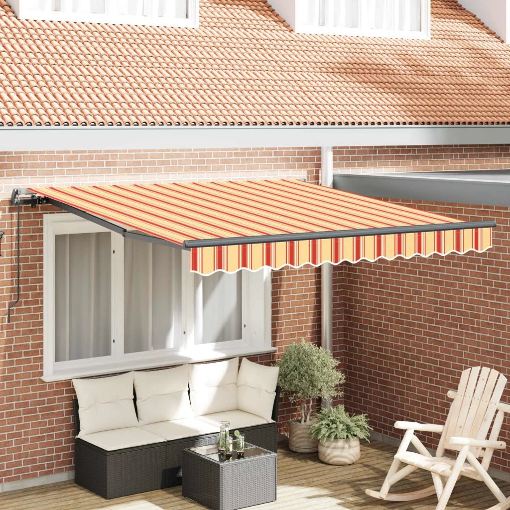 Tenda Retrattile Giallo e Arancione 350 x 250 cm 3330253