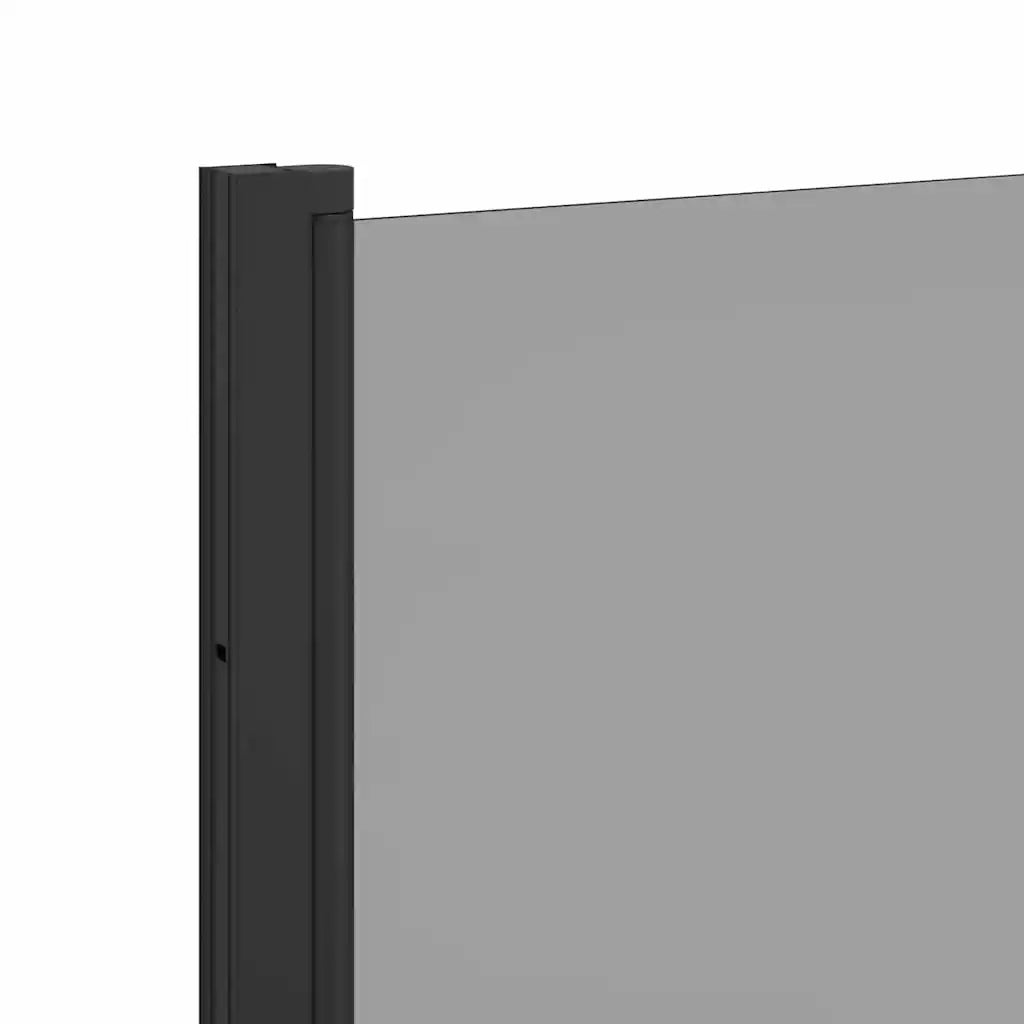 Schermo per Bagno e Doccia Nero 68 x 130 cm Vetro Temperato