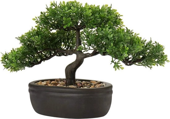 Arbusto bonsai decorativo in vaso per decorazione interna