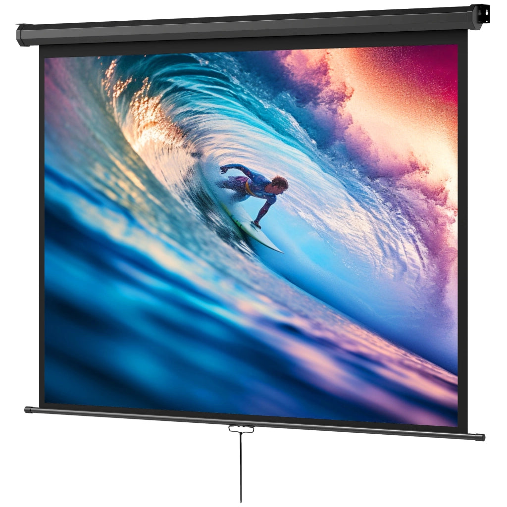Schermo proiezione 84 pollici ¨C Xylo ¨C 4:3 4K HD 181x138 cm nero