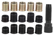 Set di viti M14x1.25 - Viti di ricambio per candele - Attrezzo di riparazione - Acciaio di carbonio - Cassetto di attrezzi - Alta resistenza - Facile da utilizzare - Chiave a vite