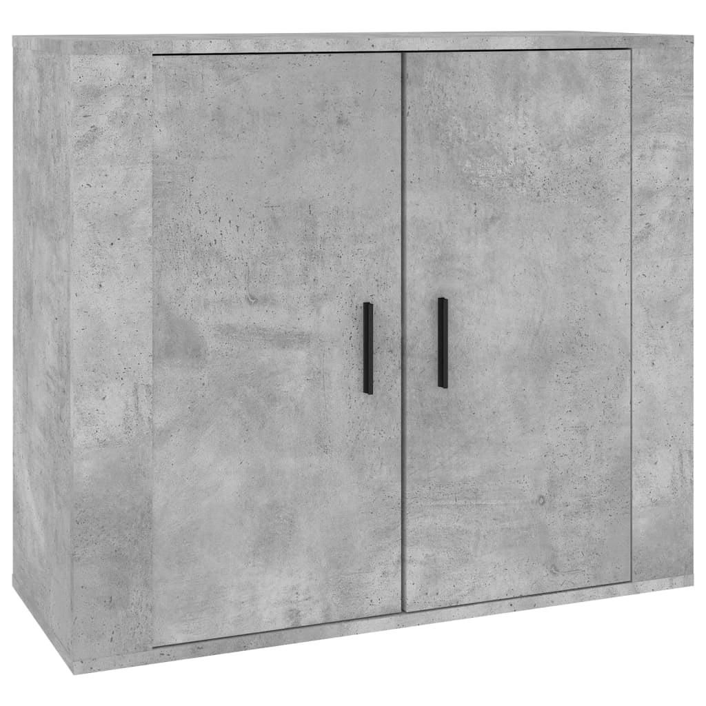 Credenza buffet cassettiera mobile contenitore organizer cucina soggiorno soggiorni 3 pz derivati ​​del legno grigio 02_0037128